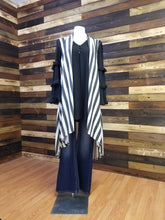 Load image into Gallery viewer, Grey Striped Cardigan