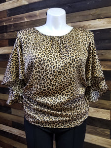 Plus Size Leopard Top