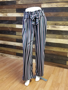 Maroon Striped Pant